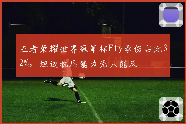 王者荣耀世界冠军杯Fly承伤占比32%，坦边抗压能力无人能及