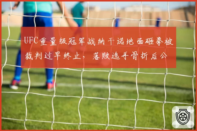 UFC重量级冠军战纳干诺地面砸拳被裁判过早终止，落败选手骨折后公开质疑裁判专业度